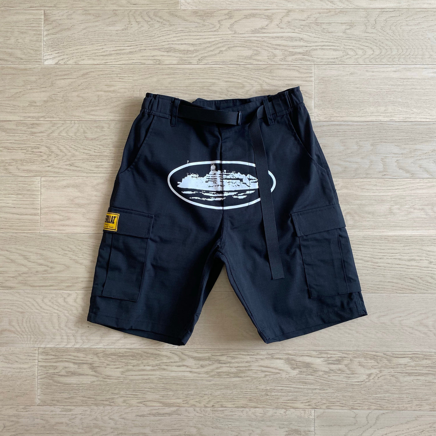 Shorts Lastais "Alcatraz" Dubh