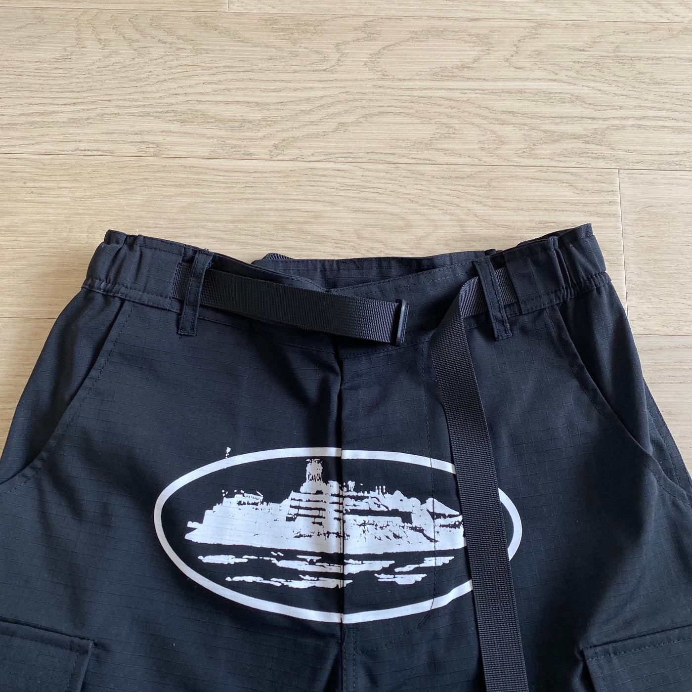 Shorts Lastais "Alcatraz" Dubh