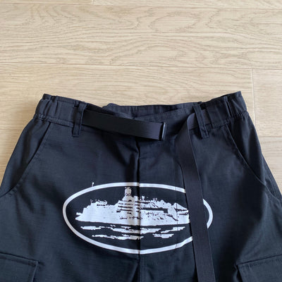 Shorts Lastais "Alcatraz" Dubh