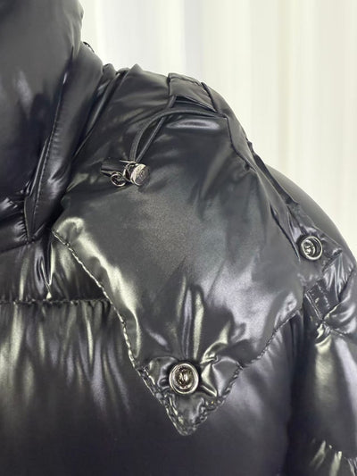 "Monc" šoninė aplikacija pūkinė striukė